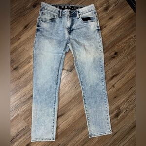 Projek Raw Men’s Light Blue Straight Jeans